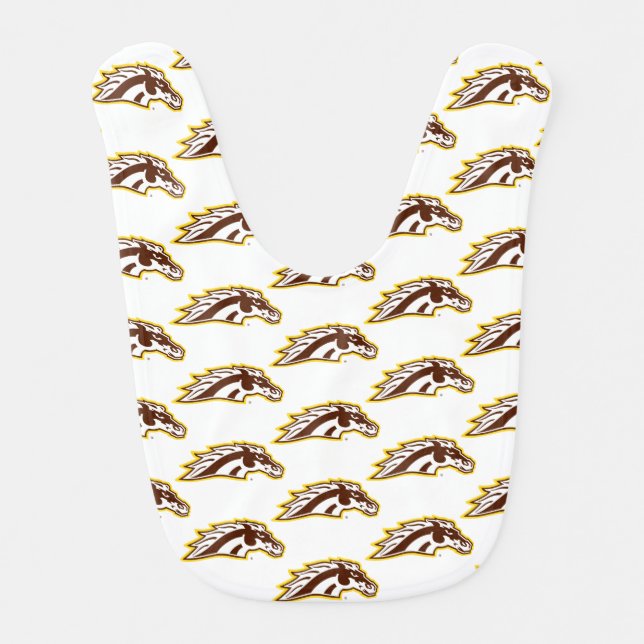 Western Michigan University | Broncos Baby Bib (Front)