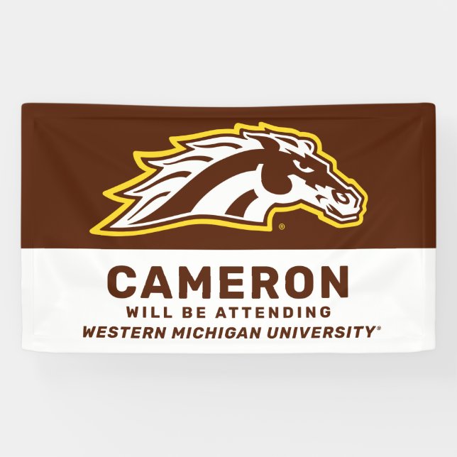 Western Michigan University | Broncos Banner (Horizontal)