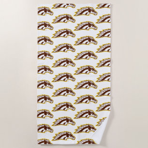 Western Michigan University Broncos Beach Towel