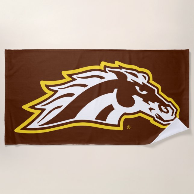 Western Michigan University | Broncos Beach Towel (Front)