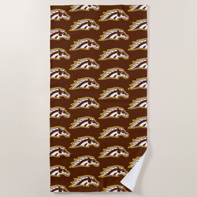 Western Michigan University | Broncos Beach Towel (Front)