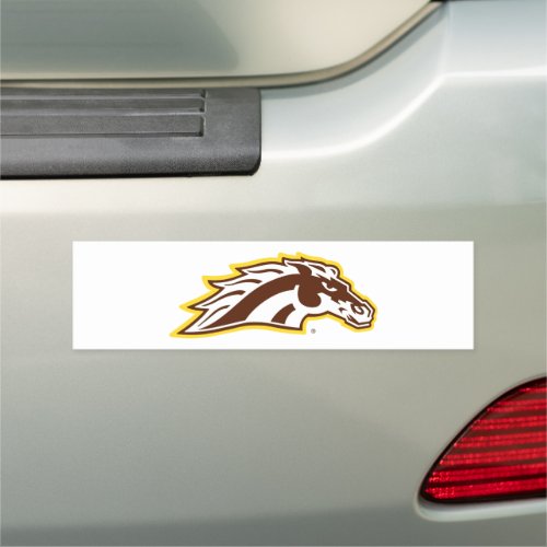 Western Michigan University  Broncos Car Magnet