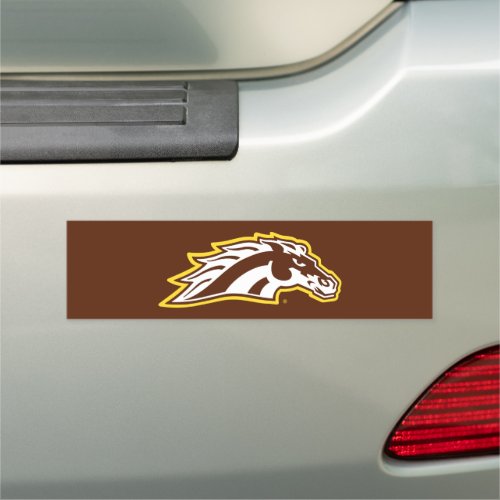 Western Michigan University  Broncos Car Magnet