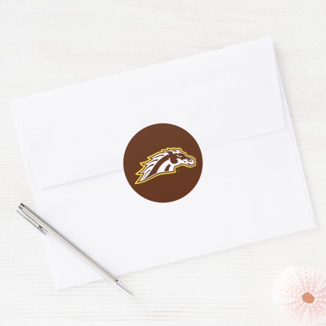 Western Michigan University | Broncos Classic Round Sticker (Envelope)