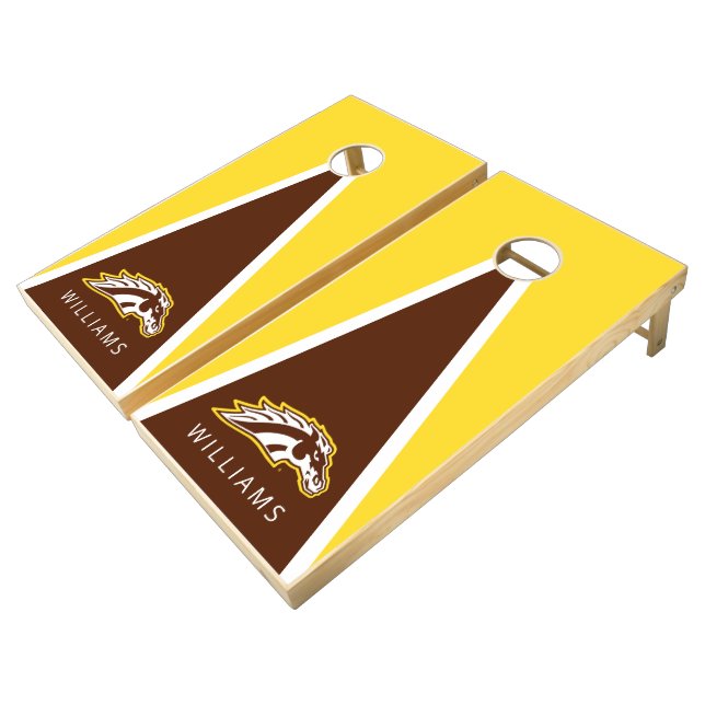 Western Michigan University | Broncos Cornhole Set (Angled)