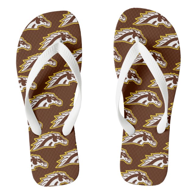 Western Michigan University | Broncos Flip Flops (Footbed)