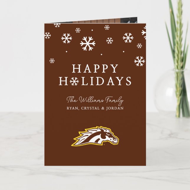 Western Michigan University | Broncos Holiday Card (Front)