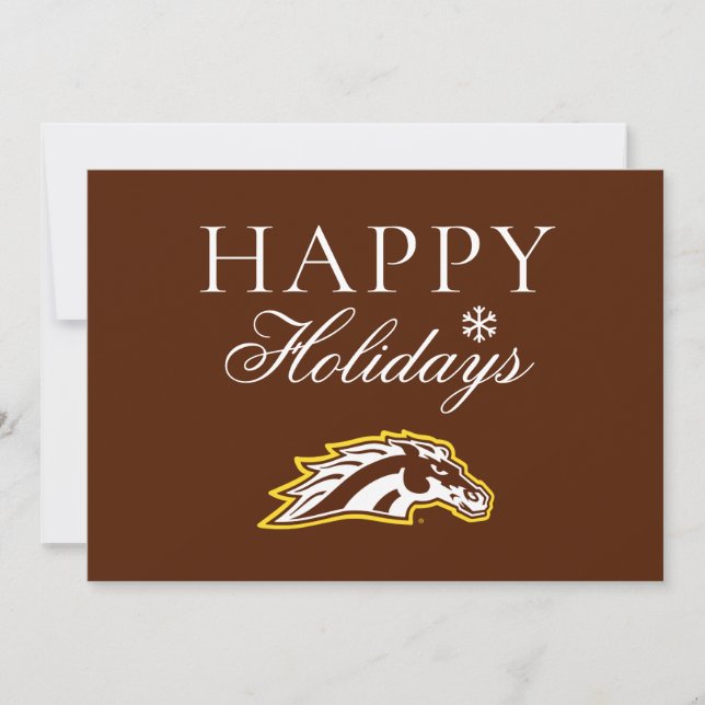 Western Michigan University | Broncos Holiday Card (Front)