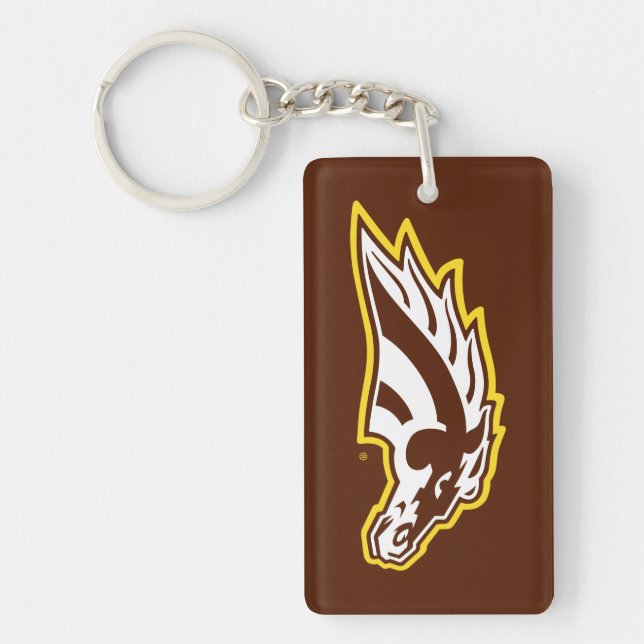 Western Michigan University | Broncos Keychain (Front)