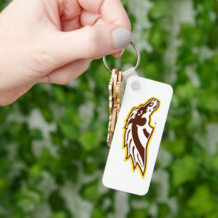 Western Michigan University   Broncos Keychain