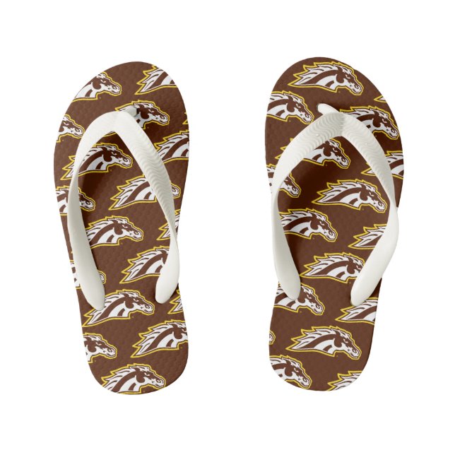 Western Michigan University | Broncos Kid's Flip Flops (Footbed)