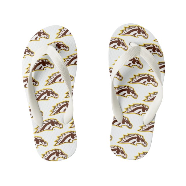 Western Michigan University | Broncos Kid's Flip Flops (Footbed)