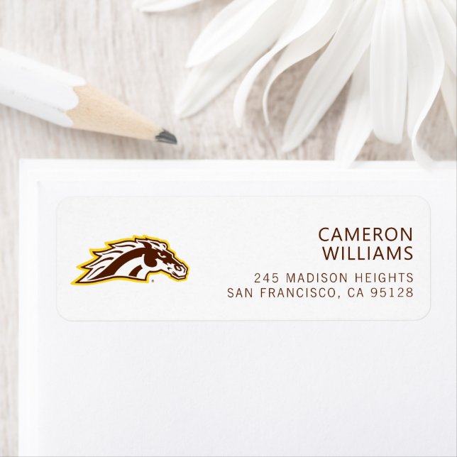 Western Michigan University | Broncos Label (Insitu)