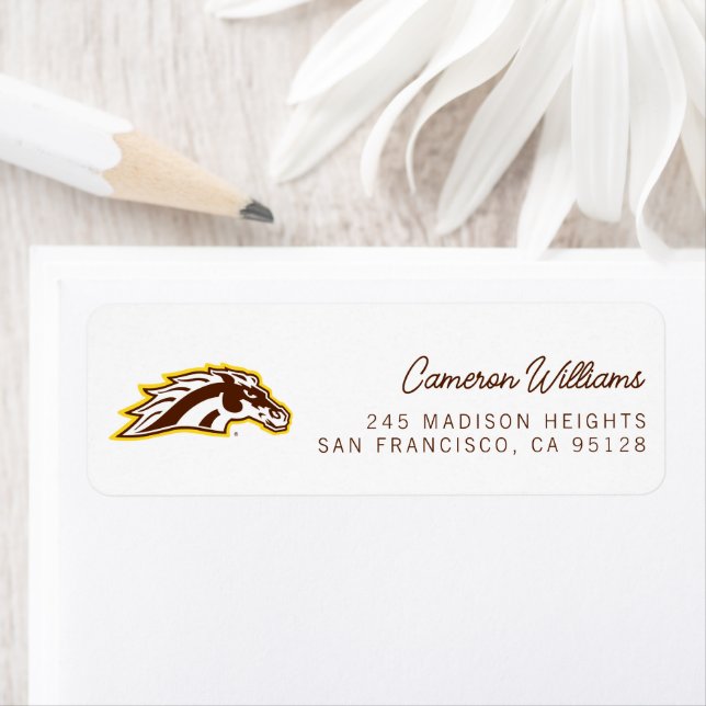 Western Michigan University | Broncos Label (Insitu)