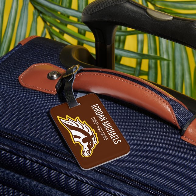Western Michigan University | Broncos Luggage Tag (Back Insitu 3)