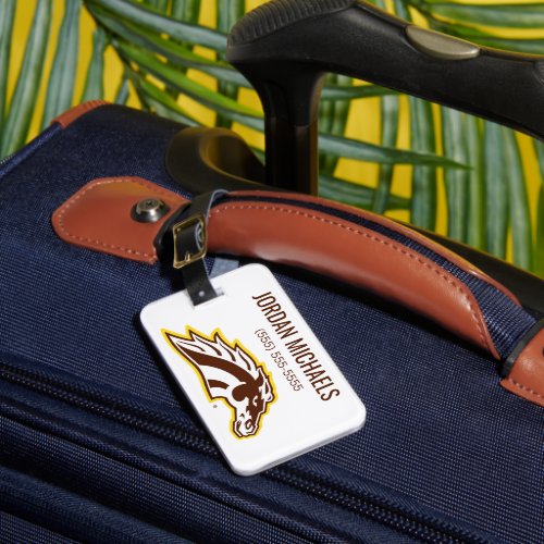 Western Michigan University  Broncos Luggage Tag