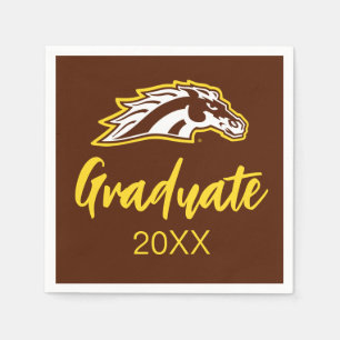 Western Michigan University   Broncos Napkins