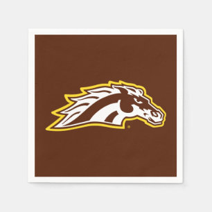 Western Michigan University   Broncos Napkins