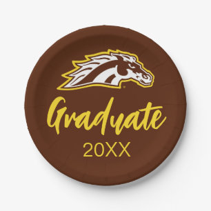 Western Michigan University Broncos Paper Plates