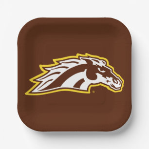 Western Michigan University   Broncos Paper Plates