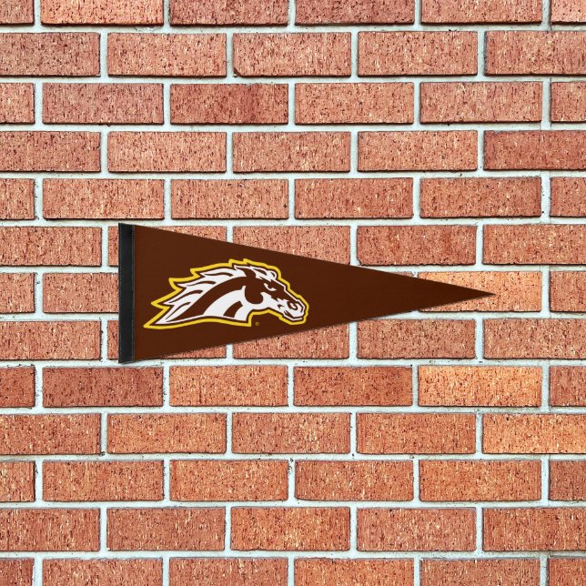 Western Michigan University | Broncos Pennant Flag (Front)