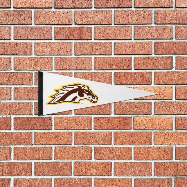 Western Michigan University | Broncos Pennant Flag (Front)