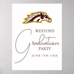 Western Michigan University   Broncos Poster