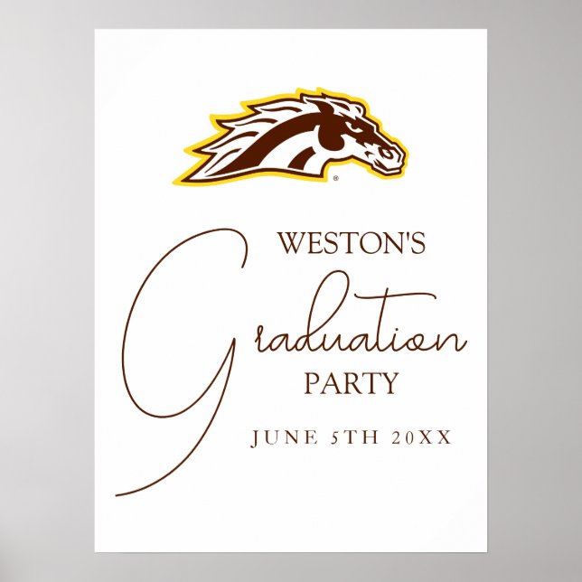 Western Michigan University | Broncos Poster (Front)