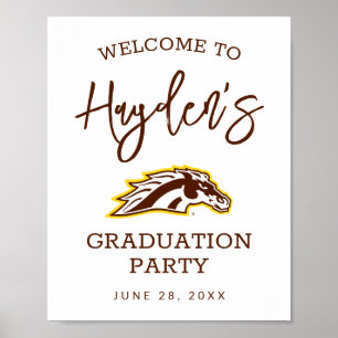 Western Michigan University   Broncos Poster