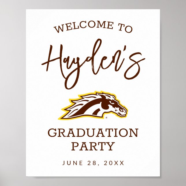 Western Michigan University | Broncos Poster (Front)