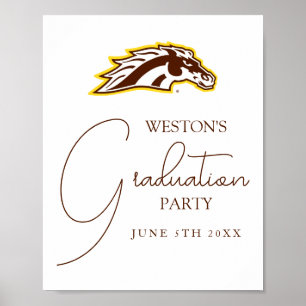 Western Michigan University   Broncos Poster