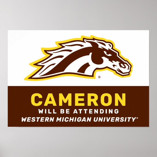 Western Michigan University | Broncos Poster (Front)