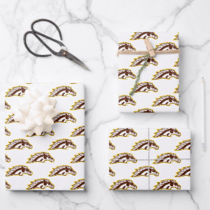 Western Michigan University Broncos Wrapping Paper Sheets