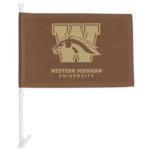 Western Michigan University Car Flag