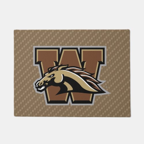 Western Michigan University Carbon Fiber Pattern Doormat