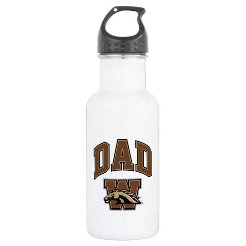 Western Michigan University Dad Stainless Steel Water Bottle
