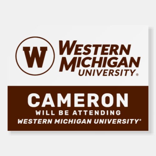 Western Michigan University Foam Board