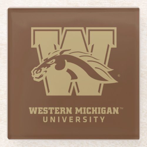 Western Michigan University Glass Coaster