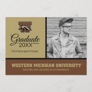 Western Michigan University   Graduation Invitation
