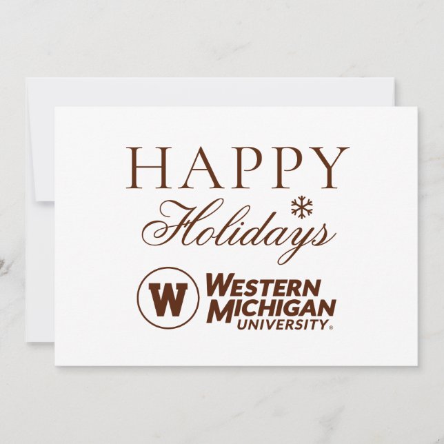 Western Michigan University Holiday Card (Front)