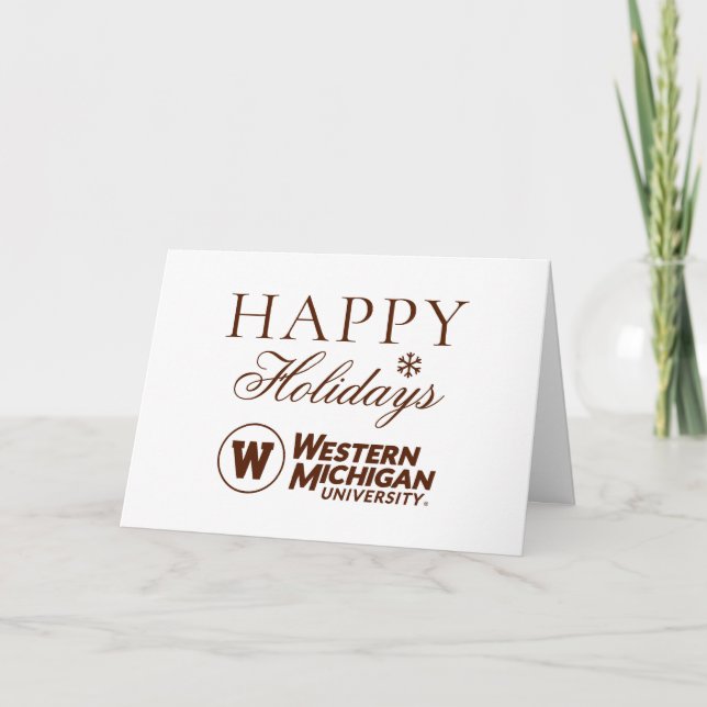 Western Michigan University Holiday Card (Front)
