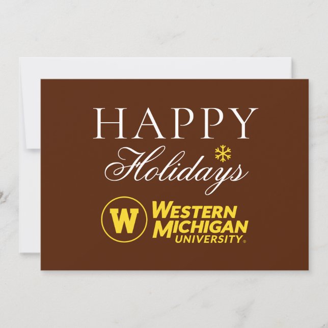 Western Michigan University Holiday Card (Front)