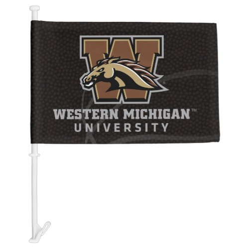 Western Michigan University Houston Basketball Car Flag