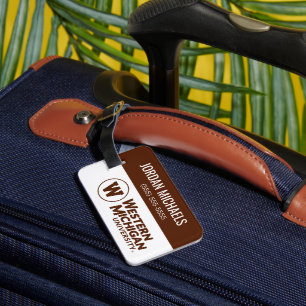 Western Michigan University Luggage Tag
