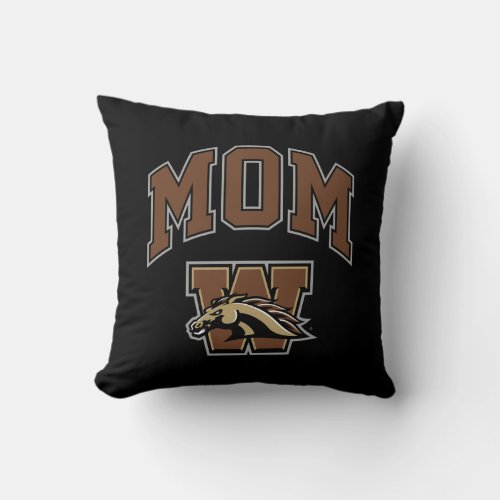 Western Michigan University Mom Throw Pillow