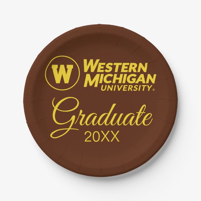 Western Michigan University Paper Plates (Front)