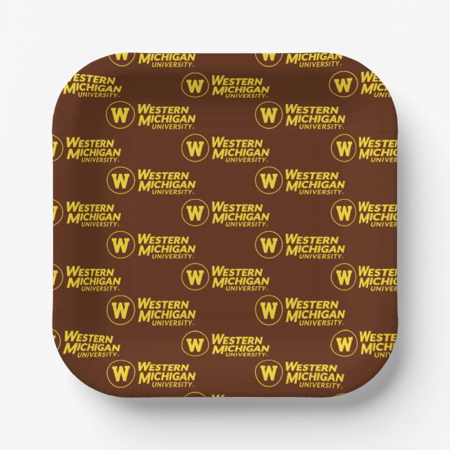Western Michigan University Paper Plates (Front)