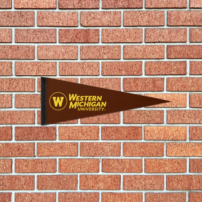 Western Michigan University Pennant Flag (Front)
