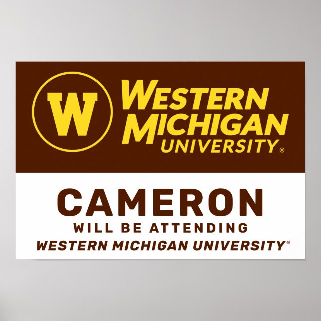 Western Michigan University Poster (Front)