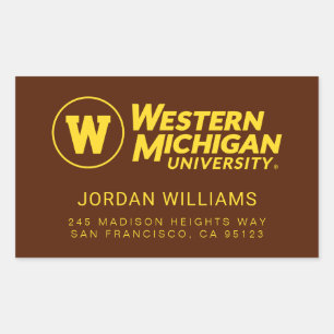Western Michigan University Rectangular Sticker